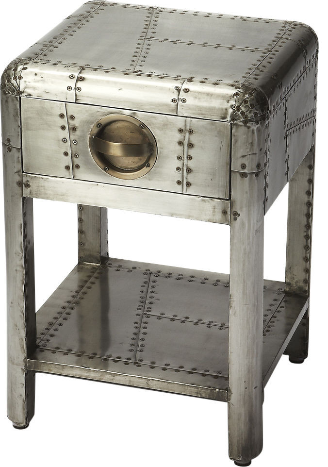 Yeager Aviator Side Table   Industrial   Side Tables And End Tables   by HedgeApple  Houzz