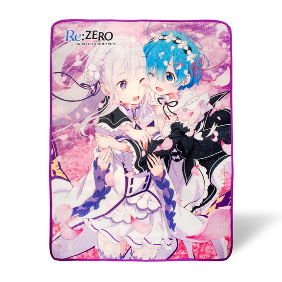 Just Funky JFL REZ BL 31320 C Re:Zero Fleece Throw...