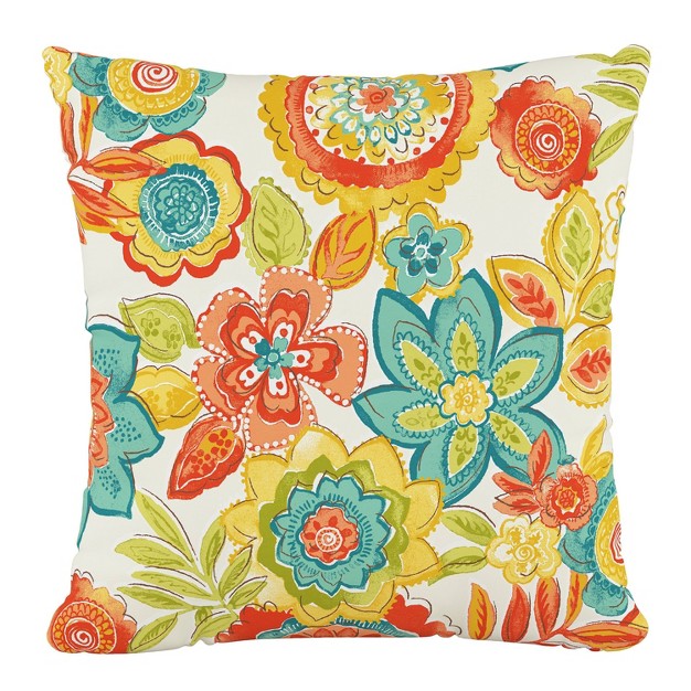 Skyline Furniture Square Outdoor Throw Pillow Herrick fresco Flower Box