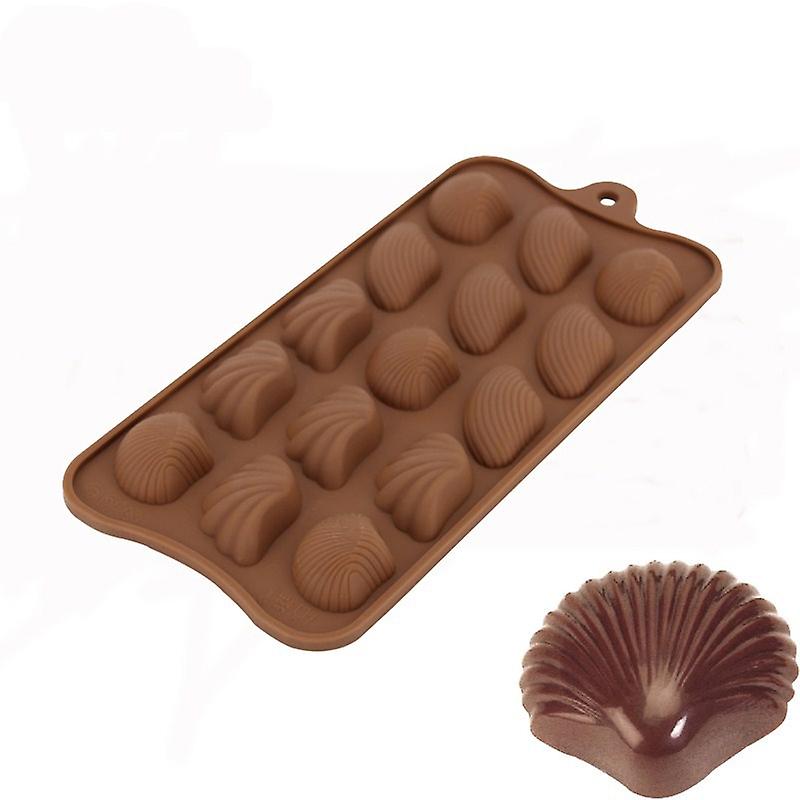 15 Hole Shell Shape Cake Mold - 1pc