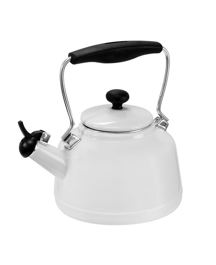 Chantal Enamel on Steel 1.7 Quart Retro Tea Kettle