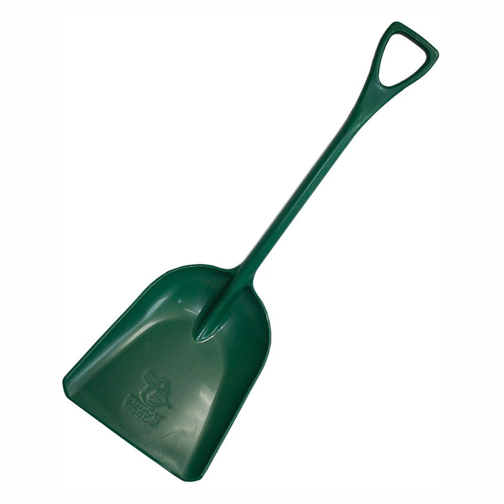 Bully Tools 42 1-Piece Poly Scoop/Shovel w/D-Grip， Green