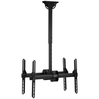 Mount-It 37 in. - 70 in. Dual Full Motion TV Ceiling Mount with 20-Degree Tilt 198 lbs. Load Capacity MI-510