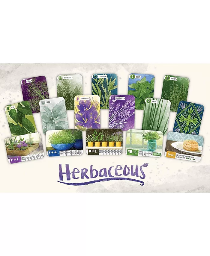 MasterPieces Puzzles Pencil First Games LLC Herbaceous Boxed Card Game