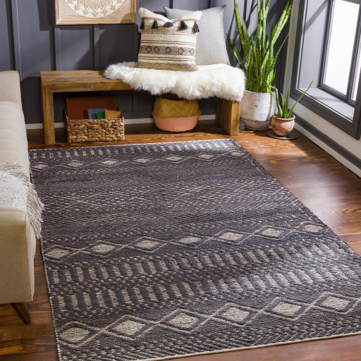 Santa Barbara Jute Charcoal Rug