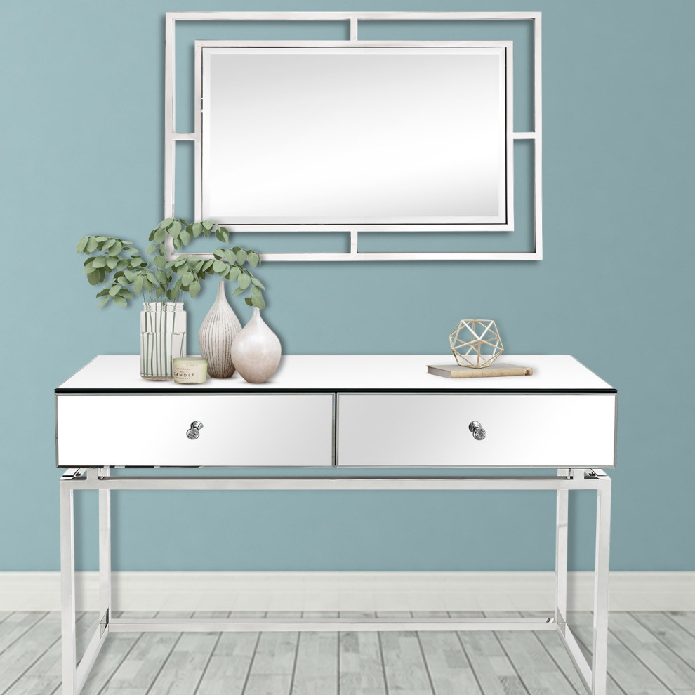 Silver Chic Console Table   Contemporary   Console Tables   by UStradeENT LLC  Houzz