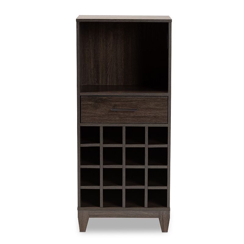 Baxton Studio Trenton Bar Wine Cabinet