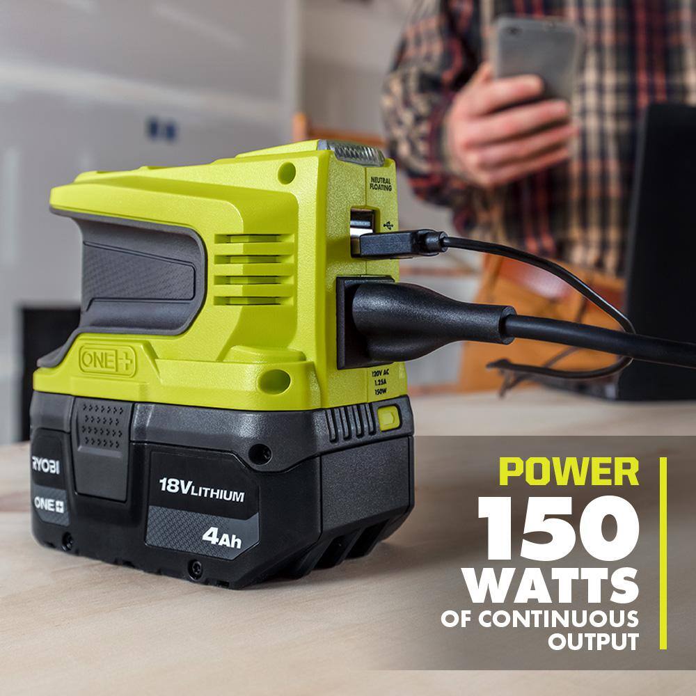 RYOBI 150-Watt Power Source for ONE+ 18V Battery (Tool Only) RYi150BG