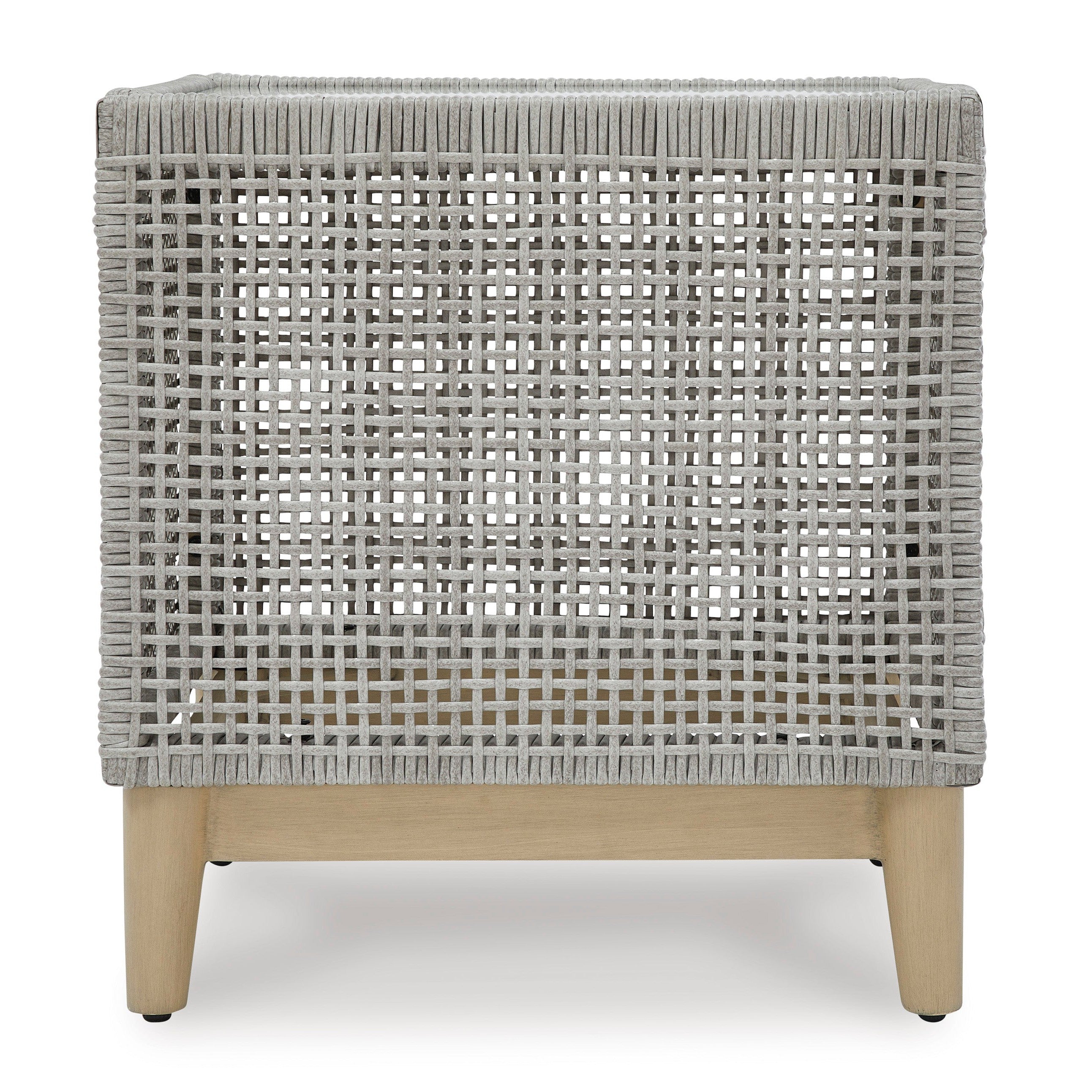 St Barts Open Weave  22 Square Side Table