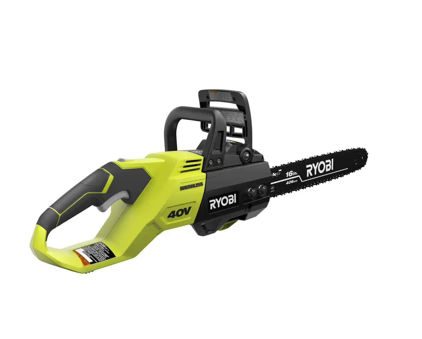 RYOBI RY40505BTL 40V Brushless 16 in. Cordless Battery Chainsaw (Tool Only)