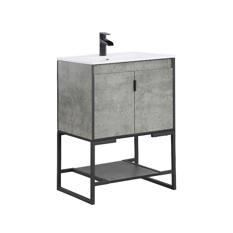 MANHATTAN COMFORT Scarsdale Bathroom Sink Vanity Floor Decor