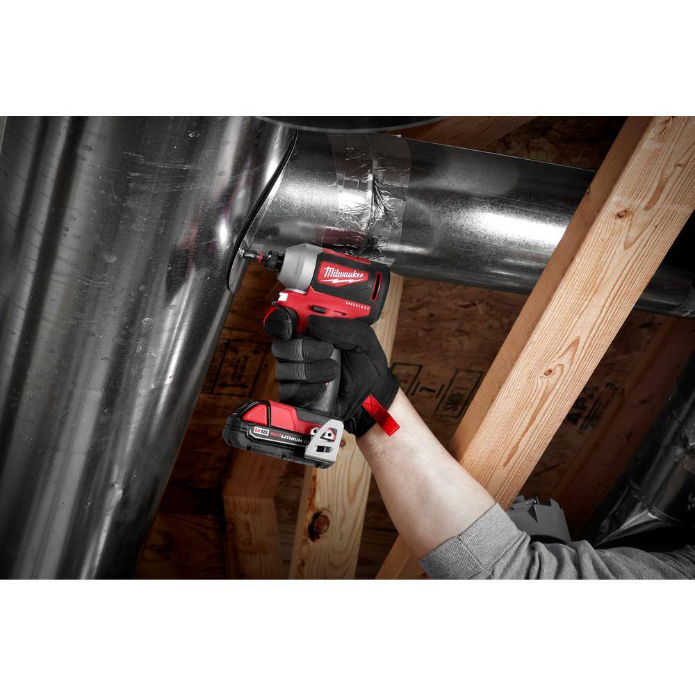 MW M18 18V Lithium-Ion Brushless Cordless 14 in. Impact Driver (Tool Only) 2850-20