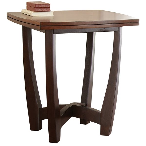 Brown Solid Wood End Table