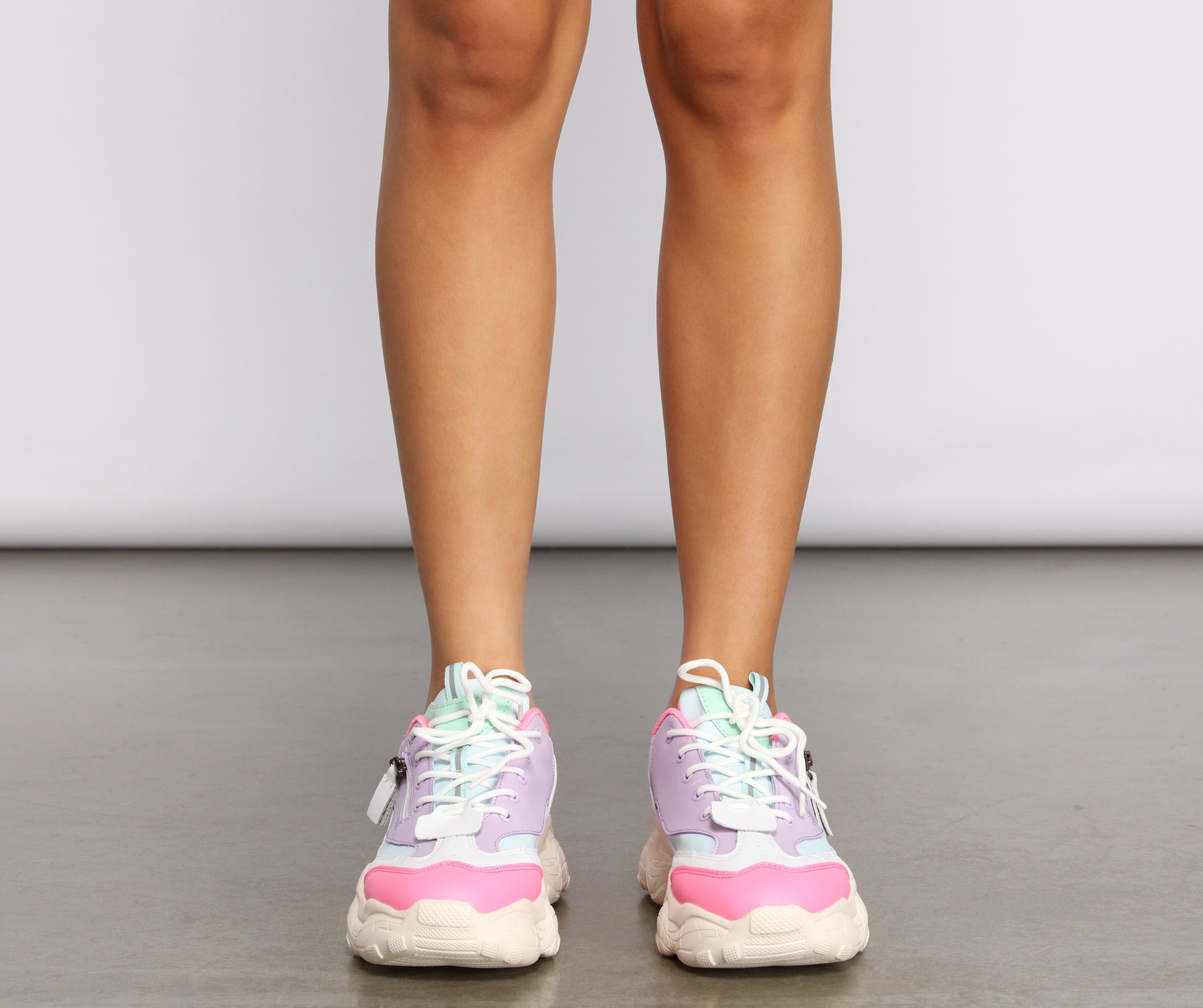 Pretty In Pastel Chunky Sneakers