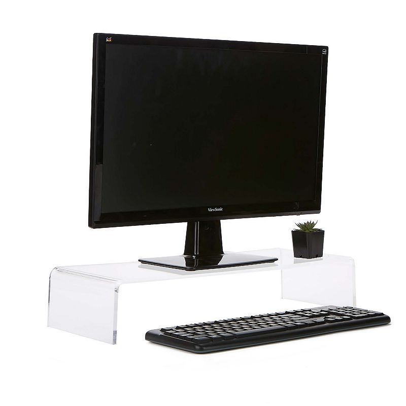 Mind Reader Acrylic Monitor Stand