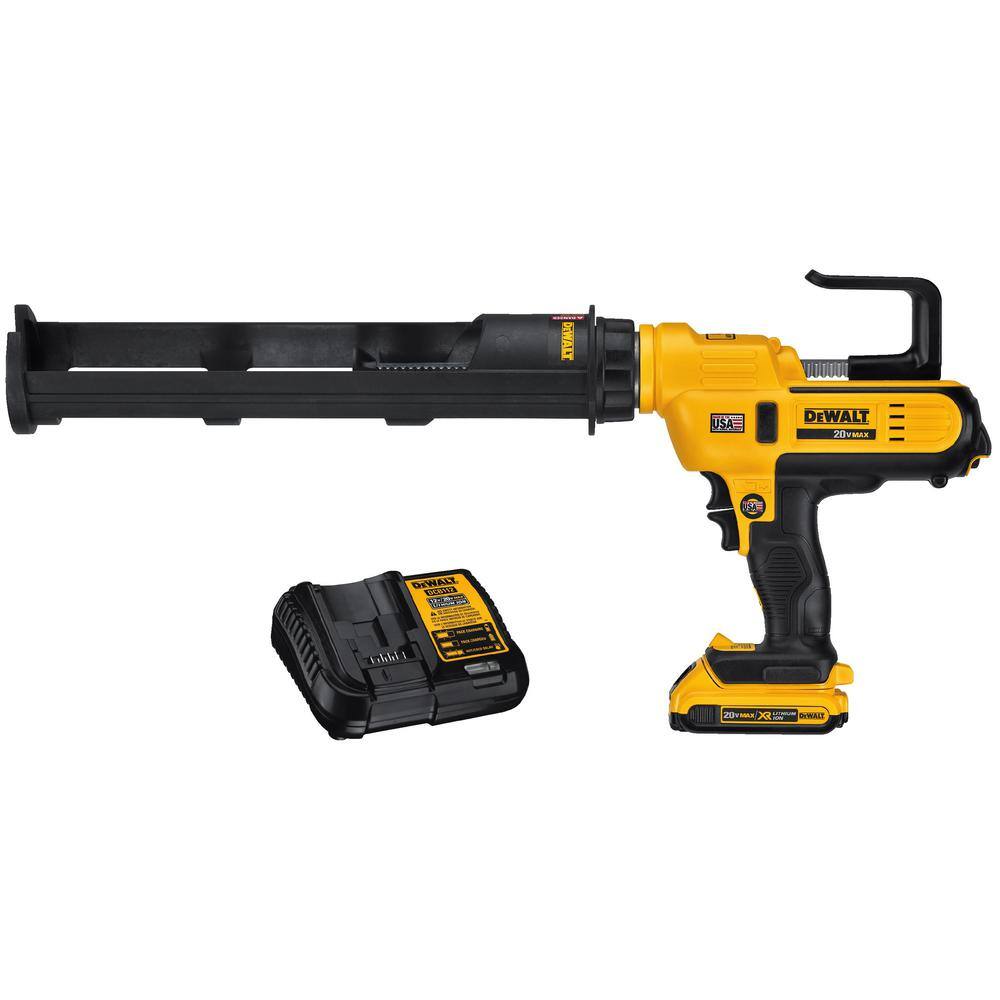 DW 20V MAX Cordless 29 oz  600 ml Adhesive Gun with (1) 20V 2.0Ah Battery and Charger DCE570D1