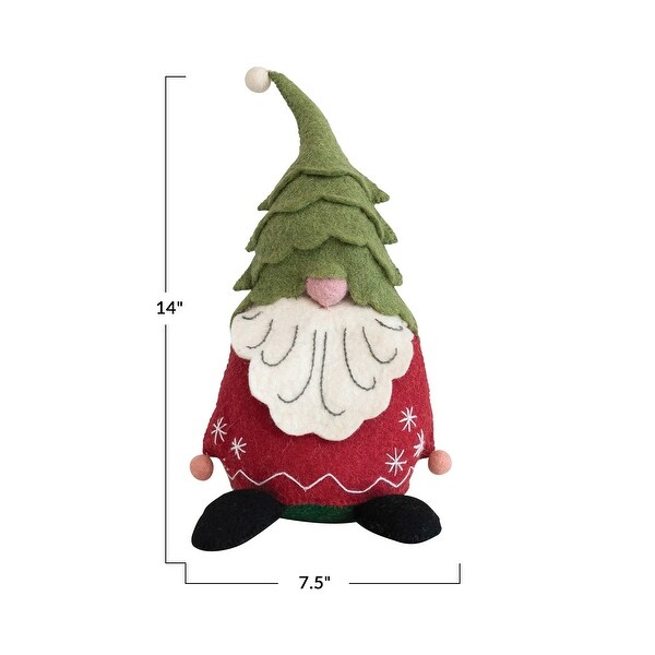 Handmade Wool Felt Gnome