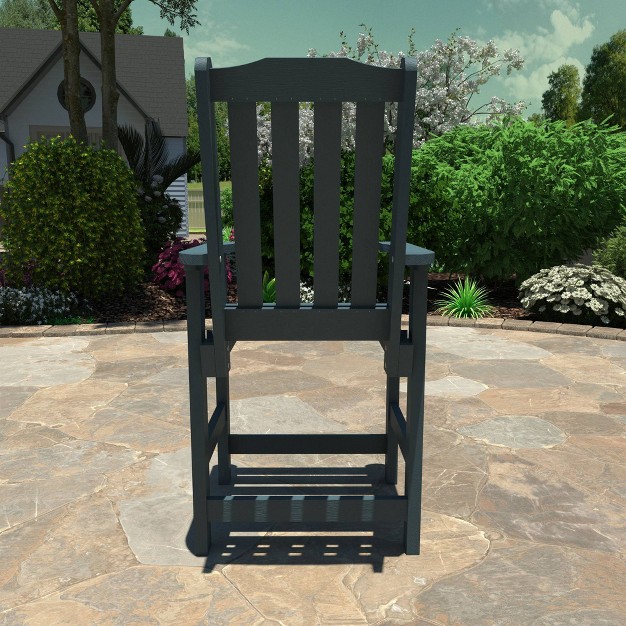 Lehigh Outdoor Counter Arm Chair Highwood