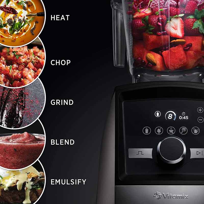 Vitamix A3500 Blender and Food Processor Attachment Bundle