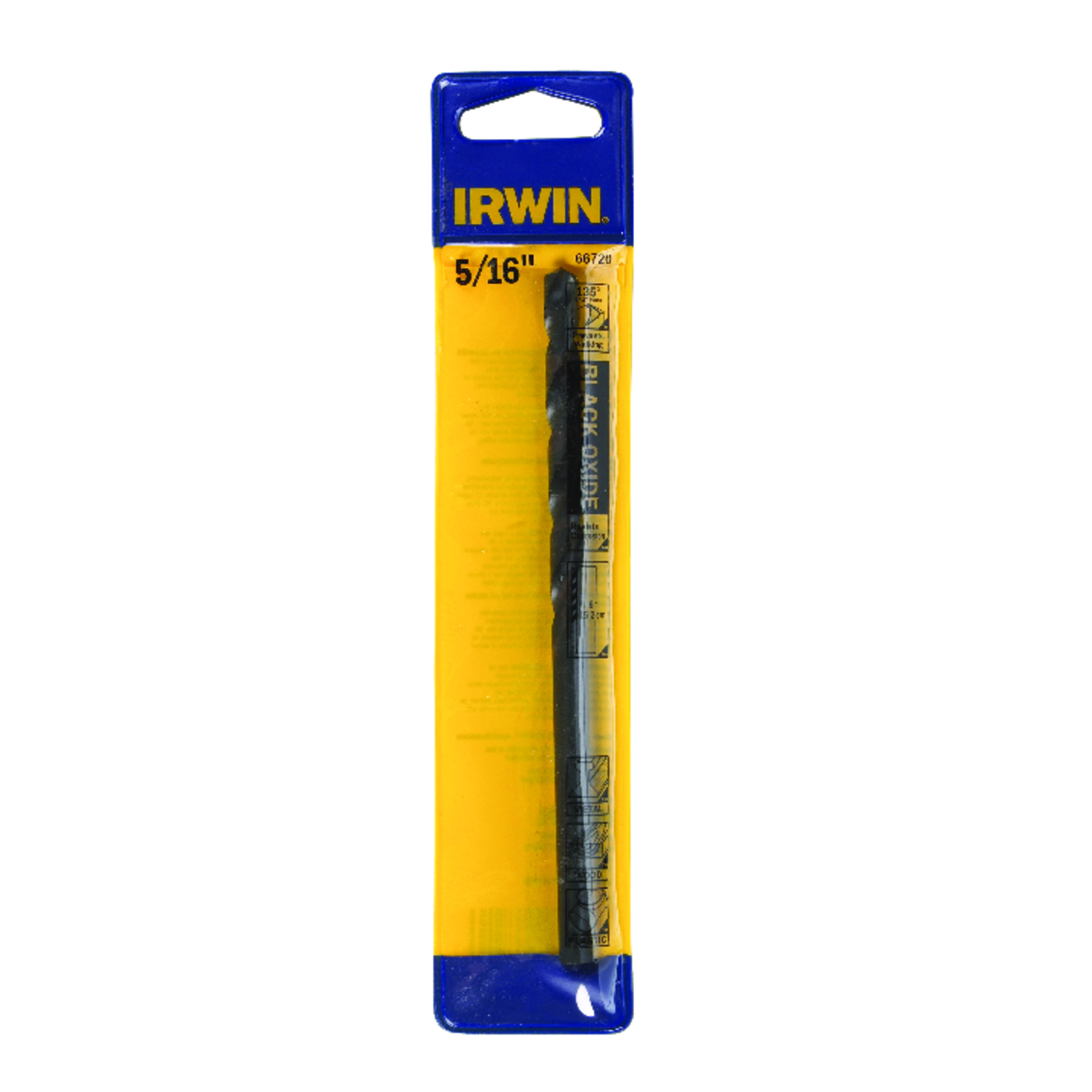 Irwin 5/16 in. X 6 in. L High Speed Steel Split Point Drill Bit 1 pc