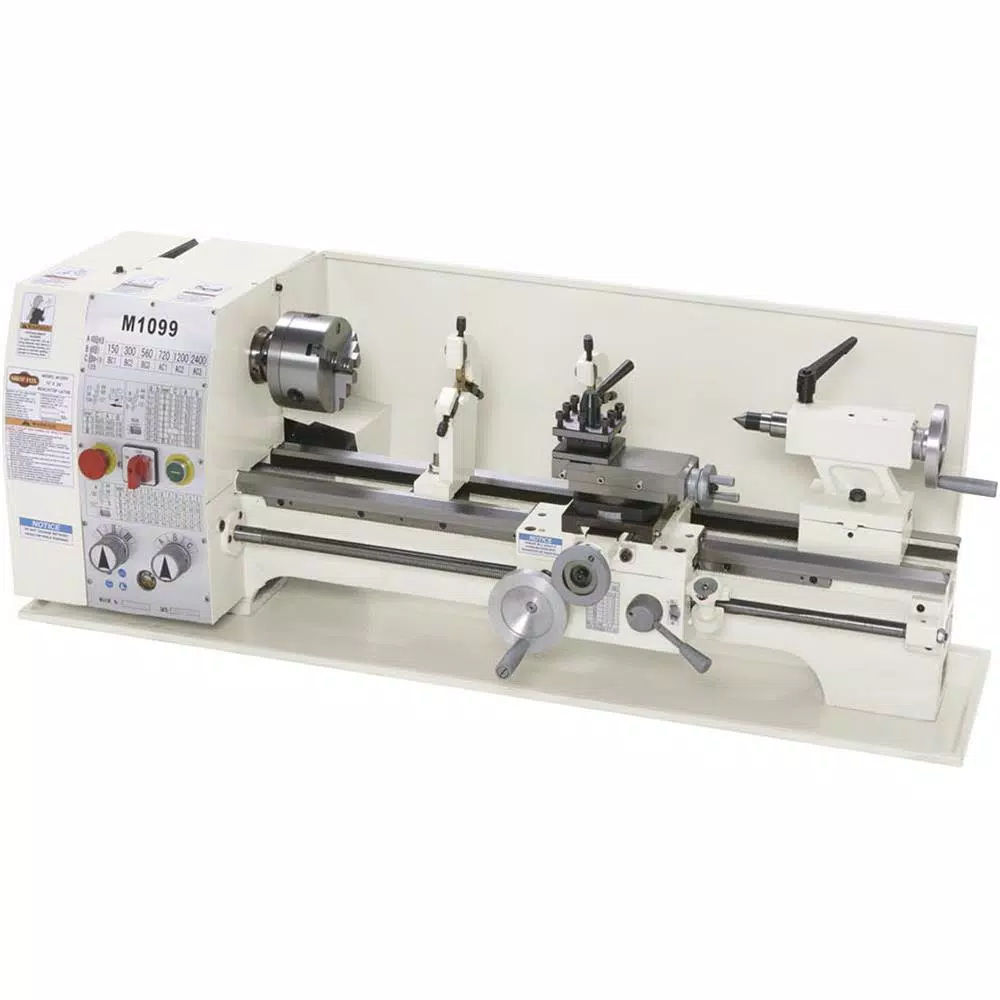 Shop Fox 10 in. x 26 in. 110-Volt 1 HP Bench Metal Lathe and#8211; XDC Depot