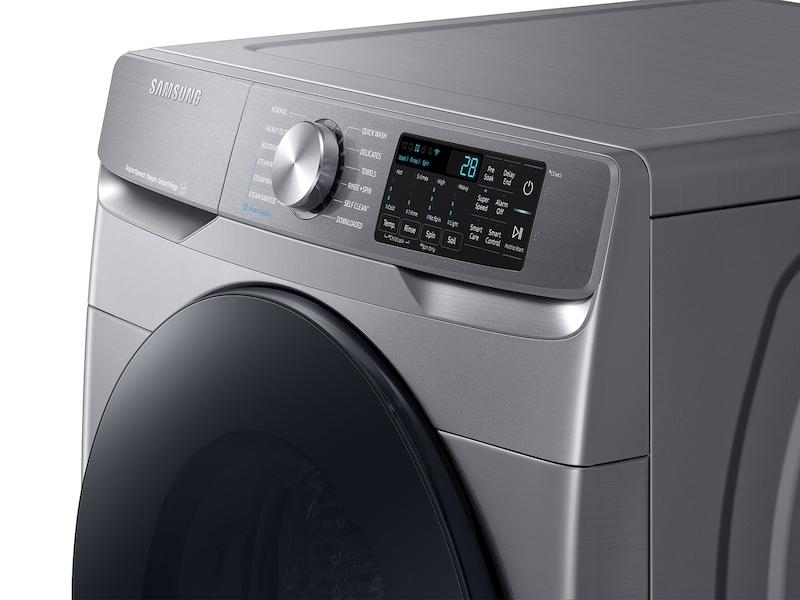 Samsung WF45B6300AP 4.5 Cu. Ft. Large Capacity Smart Front Load Washer With Super Speed Wash In Platinum