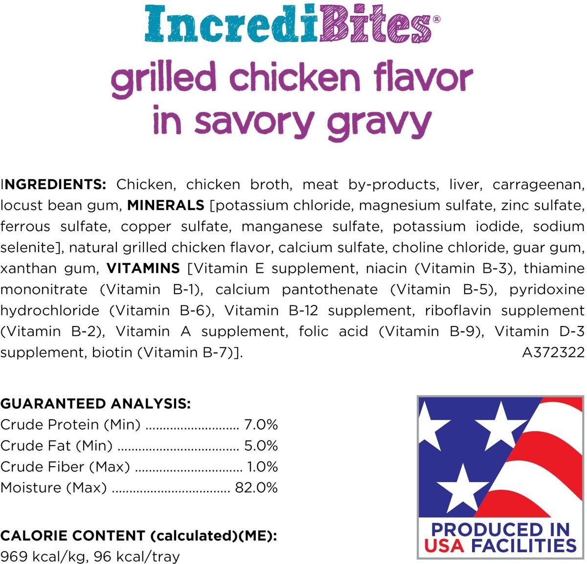 Purina Beneful IncrediBites Grilled Chicken Flavor in a Savory Gravy Pate Small Wet Dog Food， 3.5-oz can， case of 10