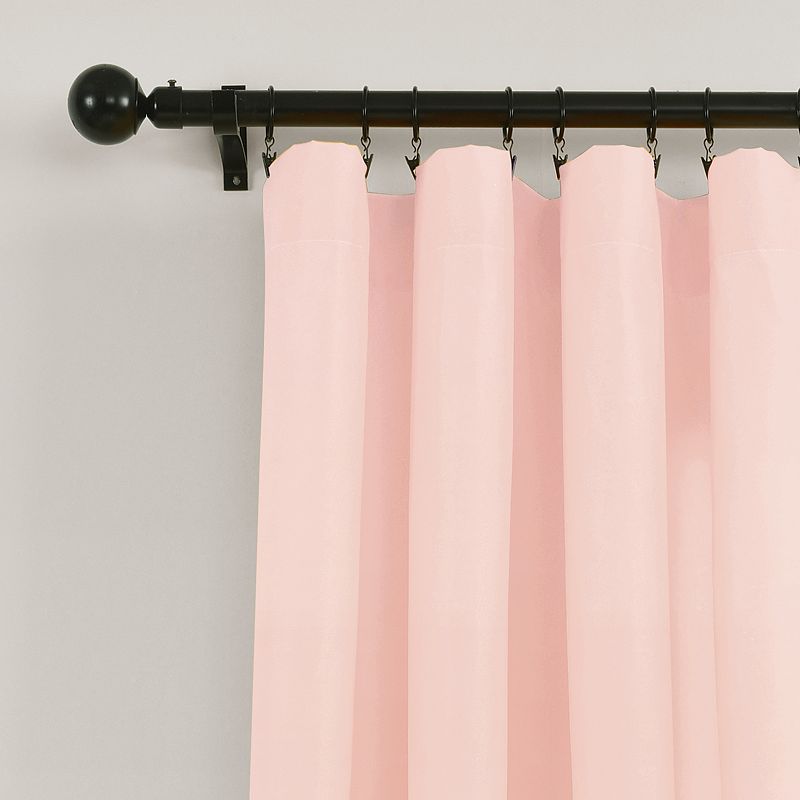 Lush Decor Glitter Ombre Metallic Print Window Curtain Set