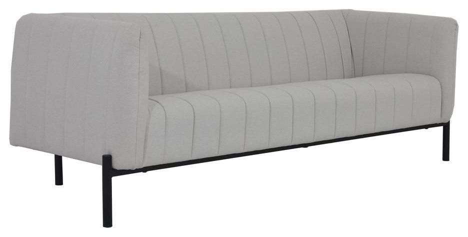 Jaxon Sofa Light  Grey   Contemporary   Sofas   by BisonOffice  Houzz