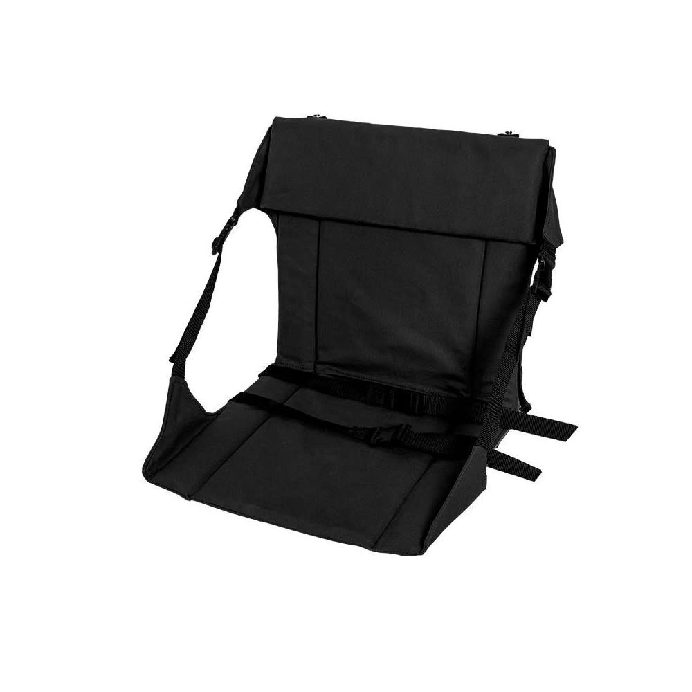 Black Canvas Canoe and Camp Chair With Pouch ;