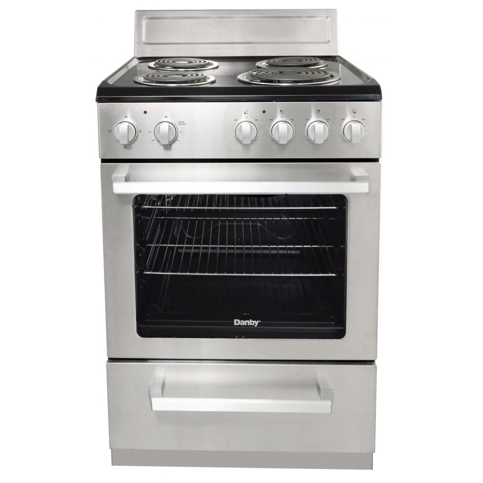 Danby 24-inch Freestanding Electric Range with Even Baking DERM240BSSC