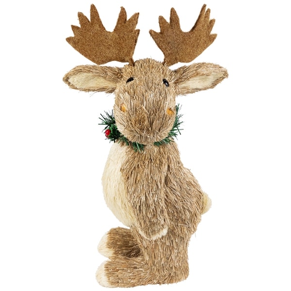 Woodland Standing Moose Christmas Figure