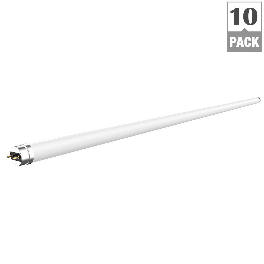 HALCO LIGHTING TECHNOLOGIES 4 ft. 13-Watt T8 Dimmable LED Linear Light Bulb Type A Cool White 4000K (10-Pack) T8FR13840DIRLED10PK 89000