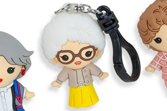 The Golden Girls 4 Piece Foam Figural Backpack Cli...