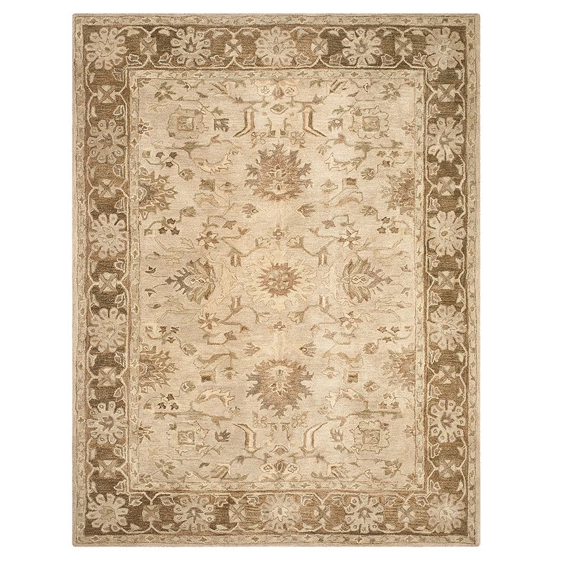 Safavieh Anatolia Zelda Framed Floral Wool Rug