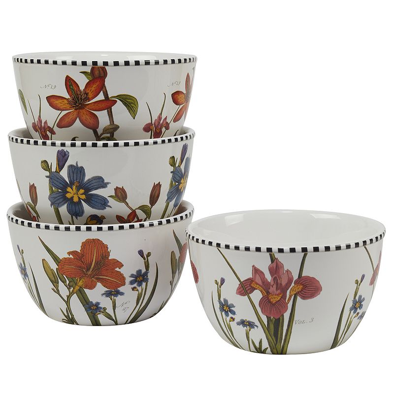 Certified International Botanical Floral 16-pc. Dinnerware Set