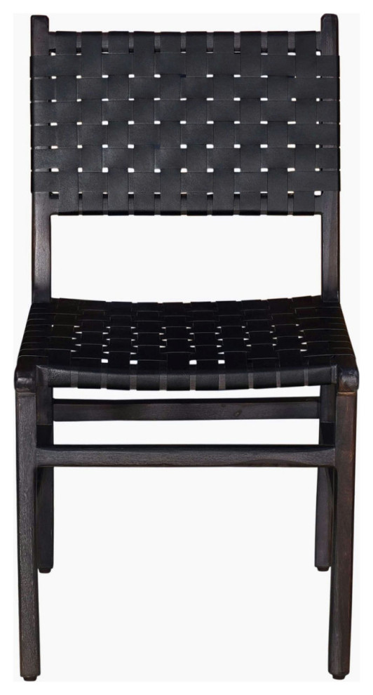 Orson Black Dining Chair  Set of 2   Transitional   Dining Chairs   by Kolibri Decor  Houzz