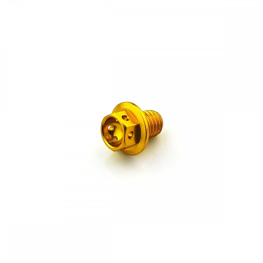 Racebolt Aluminium Race Flanged Hex Head Bolts M5 X 0.8mm X 10mm - Gold