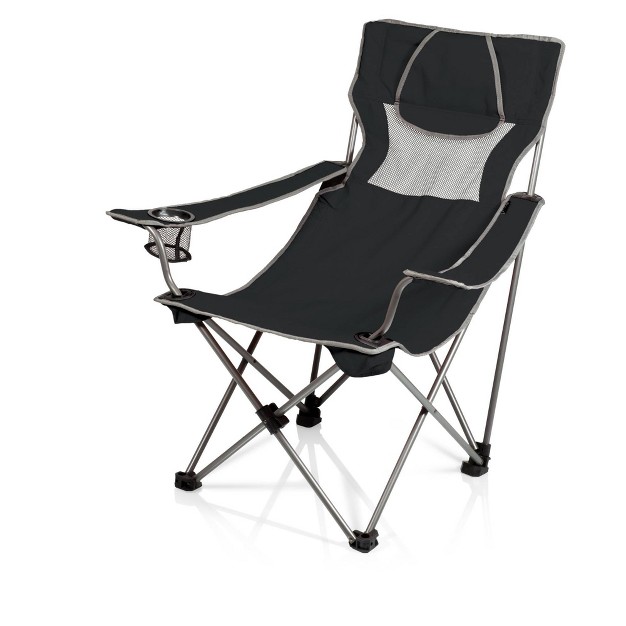 Picnic Time Campsite Camp Chair Black