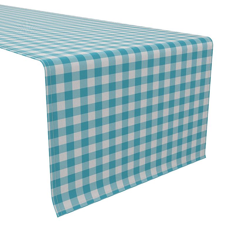 Table Runner， 100% Cotton， 16x72， Plaid 20