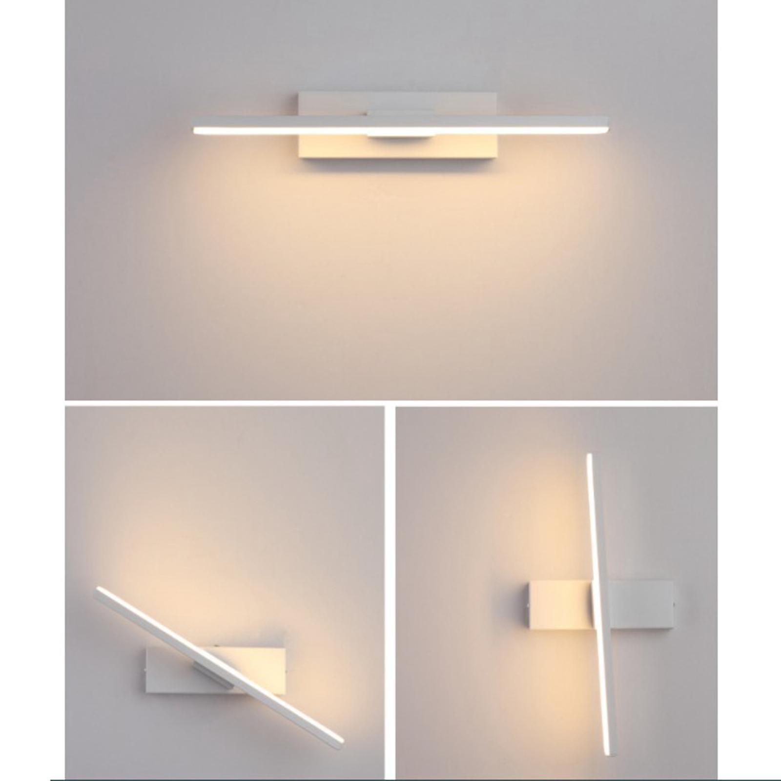 2xmodern Rotating Wall Light Home Bedroom Stair Hallway  White Warm Light