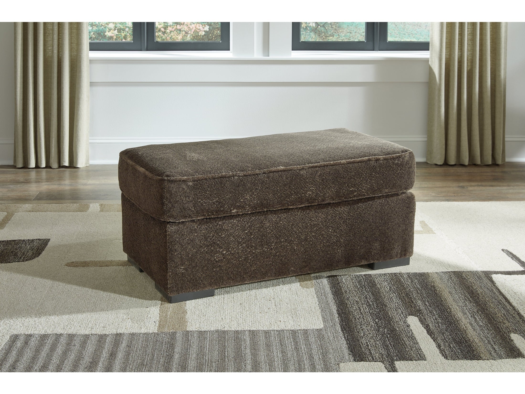 (Online Special Price) Aylesworth Brown Ottoman