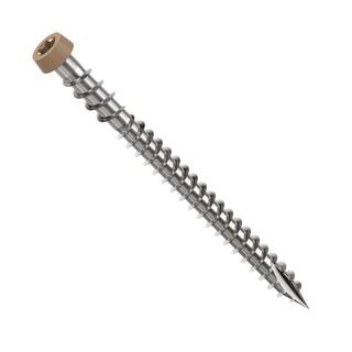 CAMO #10 2-12 in. 316 Stainless Steel Composite Tan Premium Star Drive Flat Undercut Screws (350-Count) 0367158TS