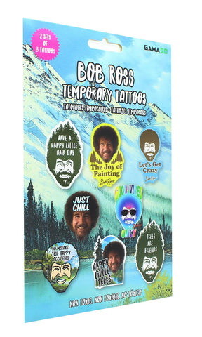 Gamago GMG SF1930 C Bob Ross Temporary Tattoos  2 ...