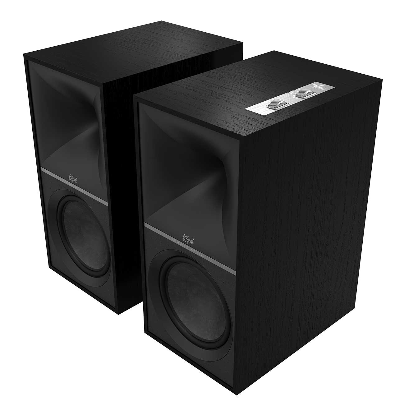 Klipsch The Nines Heritage Inspired Black Powered Bookshelf Speakers (Pair)