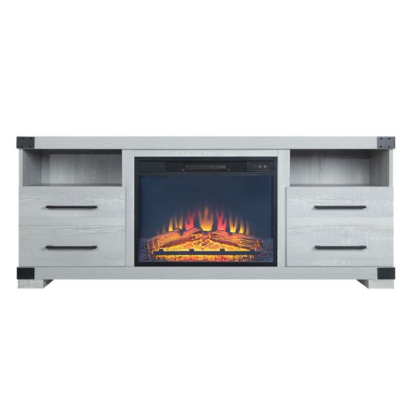 Richmond Fireplace in Grey