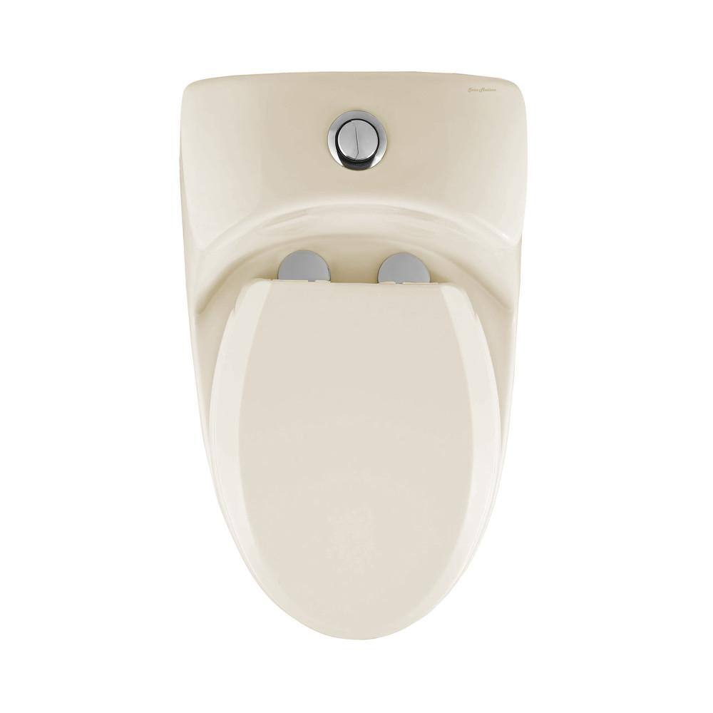 Swiss Madison Chateau 1-Piece 0.8 GPF1.28 GPF Dual Flush Elongated Toilet in Bisque Seat Included SM-1T803BQ