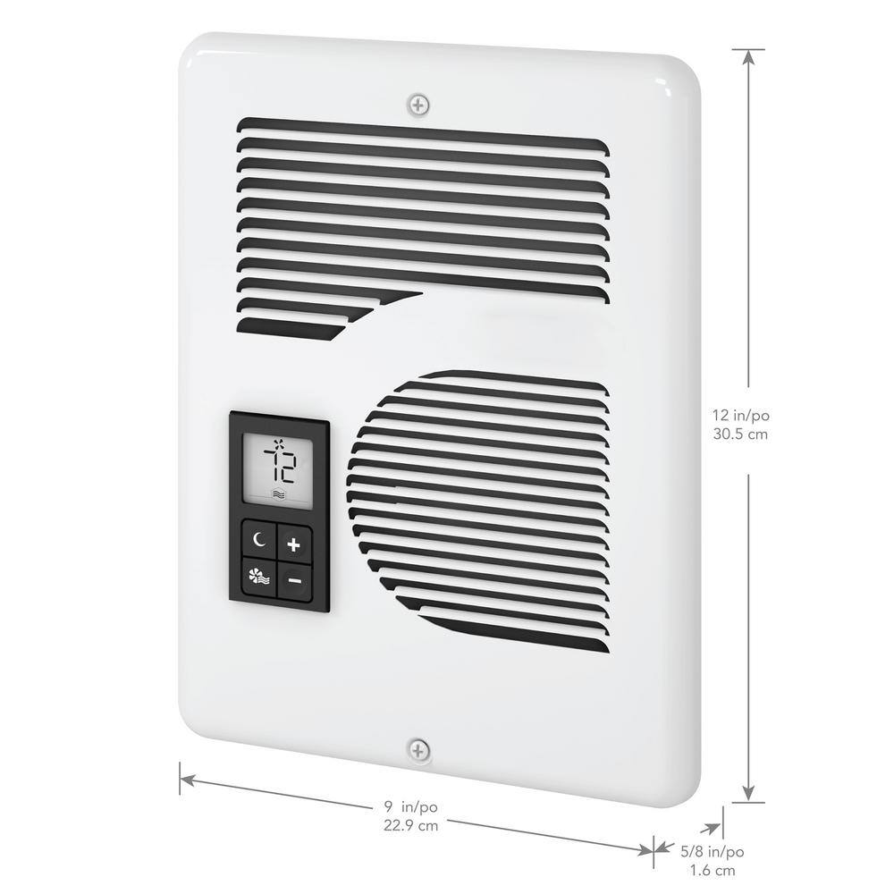 Cadet Replacement Grille in Black for Energy Plus In-wall Fan-forced Electric Heaters CEGB