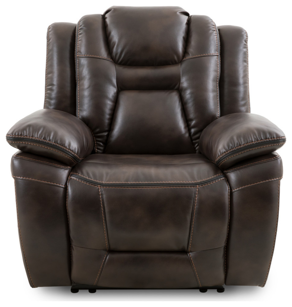 Oportuna Power Recliner   Transitional   Recliner Chairs   by Steve Silver  Houzz