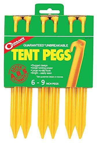 Coghlan's 9309 9" ABS Tent Pegs 6 Count